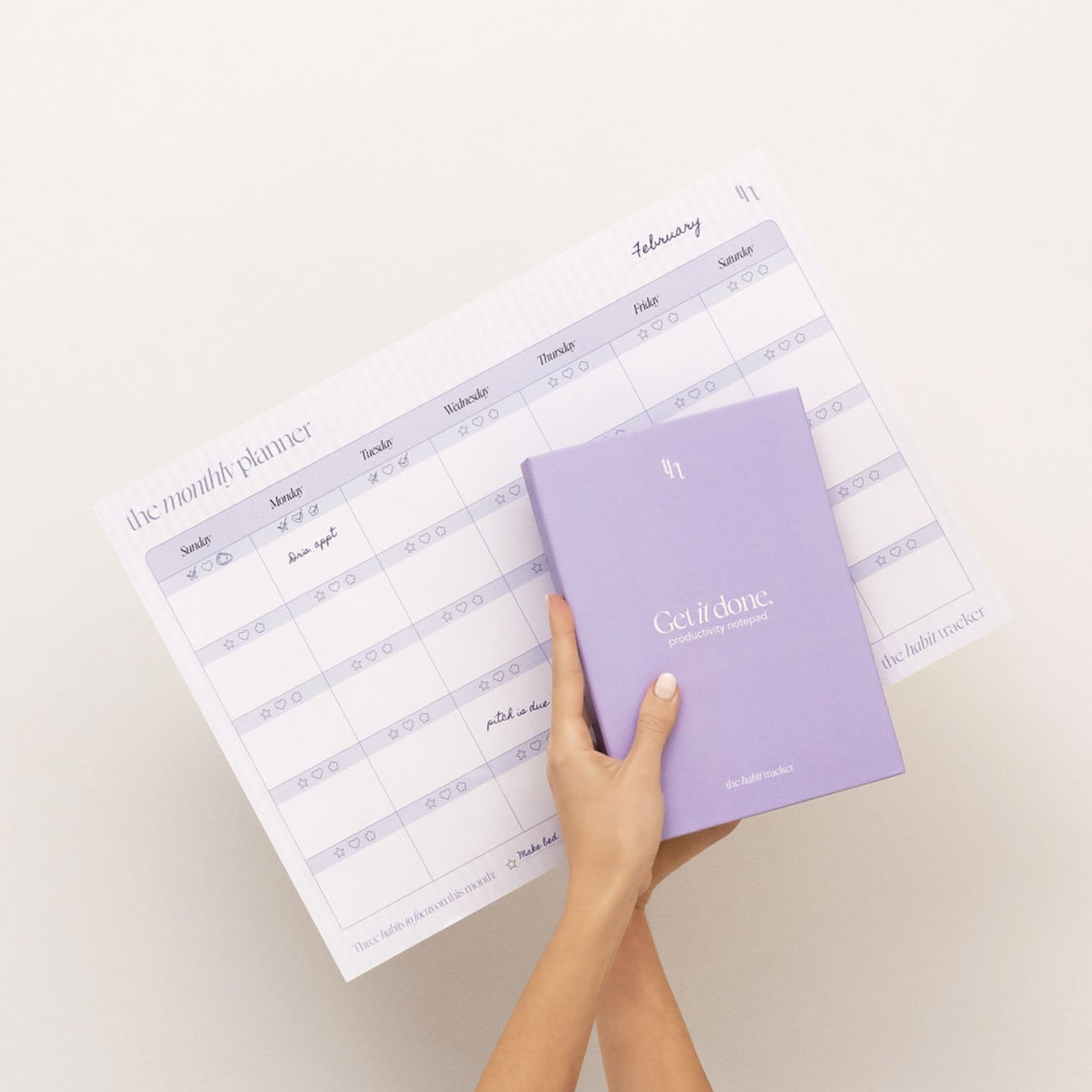 Monthly Desktop Planner Pad