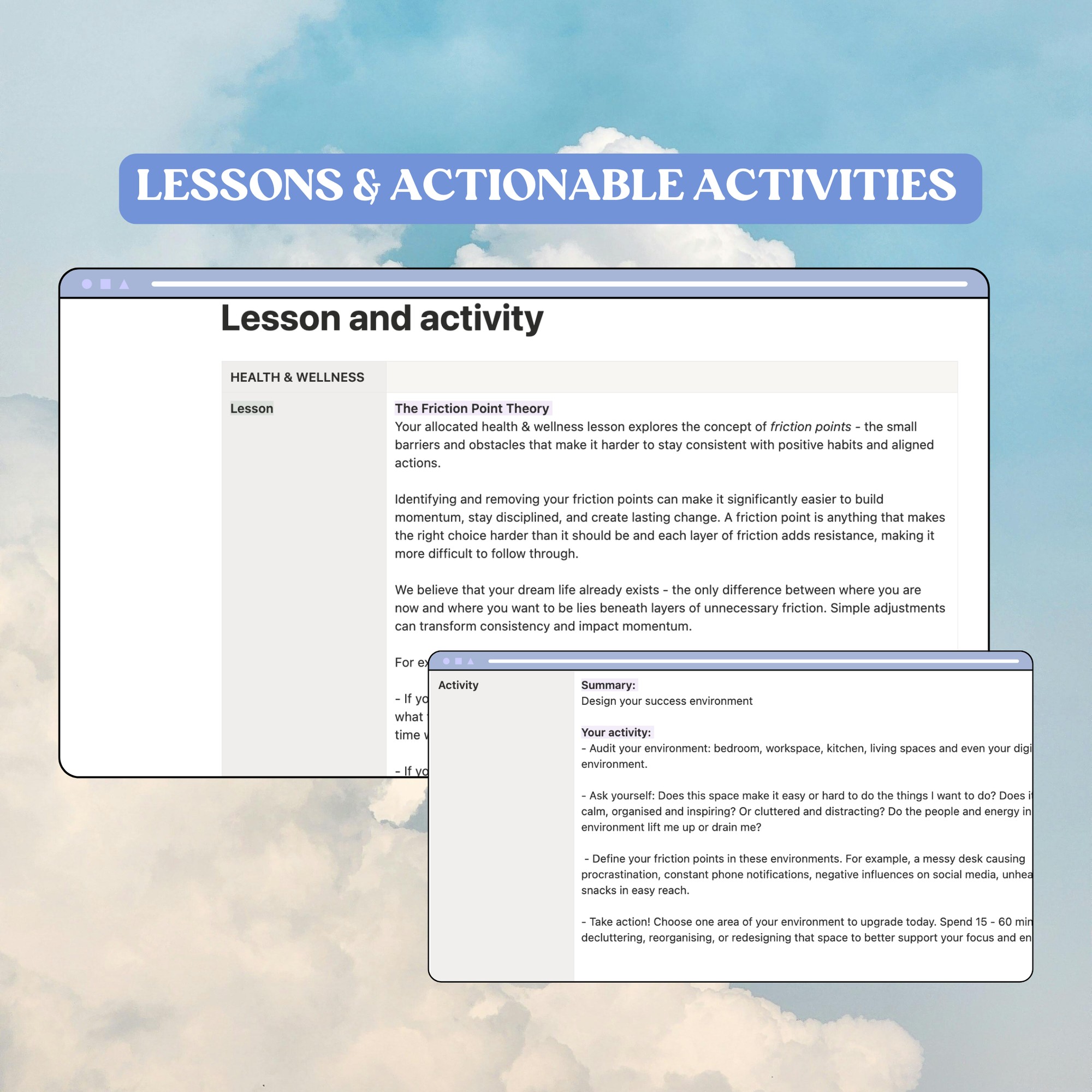 Dream Life Library Notion Template